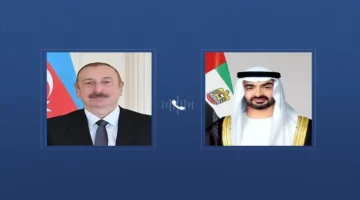 رئيس أذربيجان يؤكد إدانة الاعتداءات الإيرانية على أراضي الإمارات